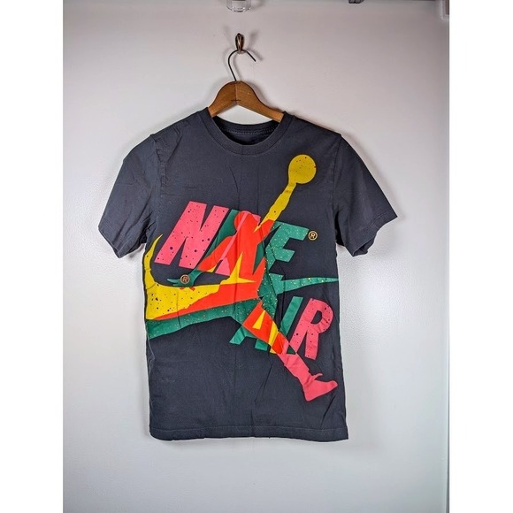 Jordan Nike Air Jumpman Graphic T-Shirt Mens Small Logo Streetwear Basketball - Picture 1 of 6